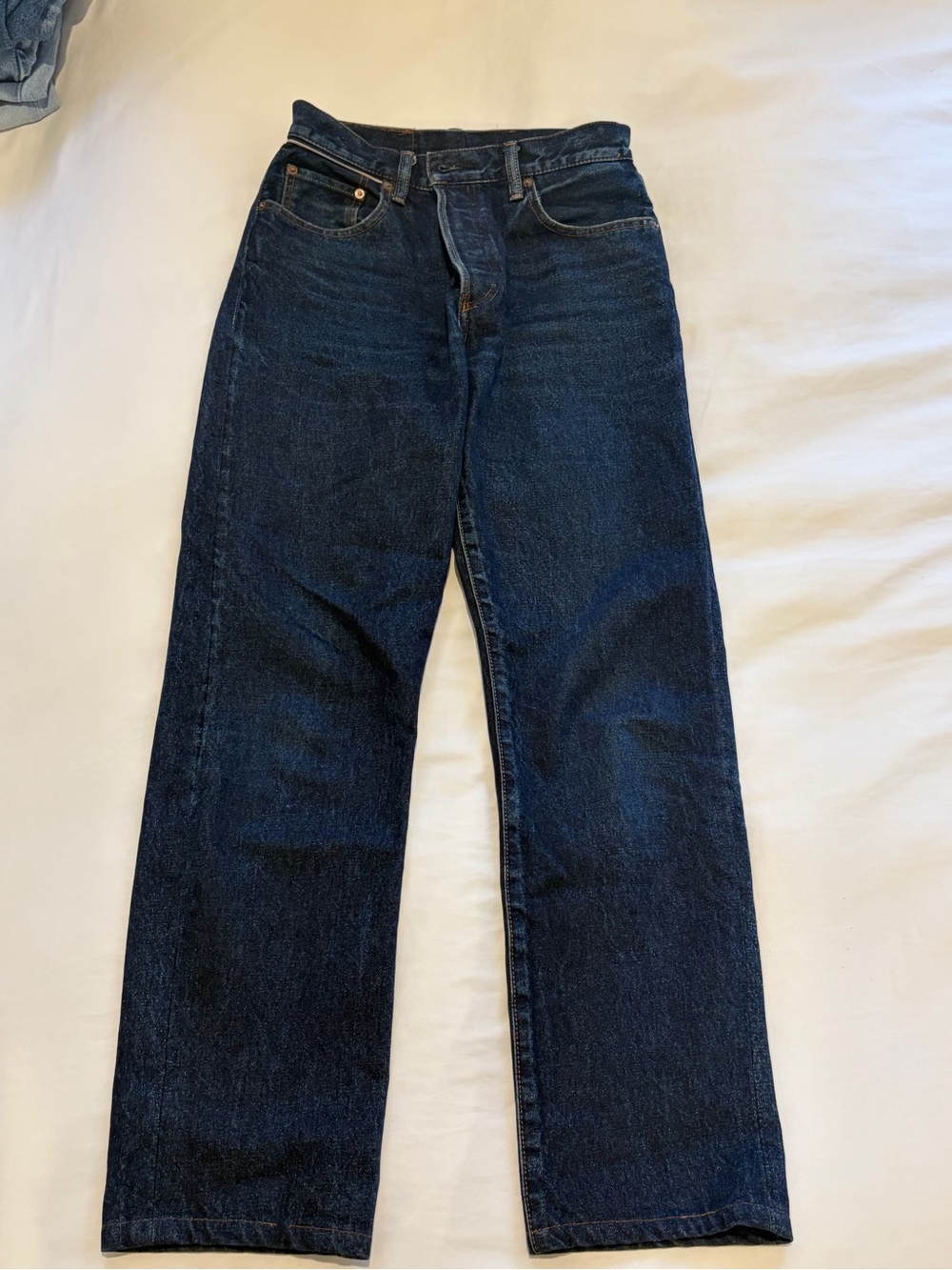 Moussy Straight Leg Jeans - Light Blue Wash